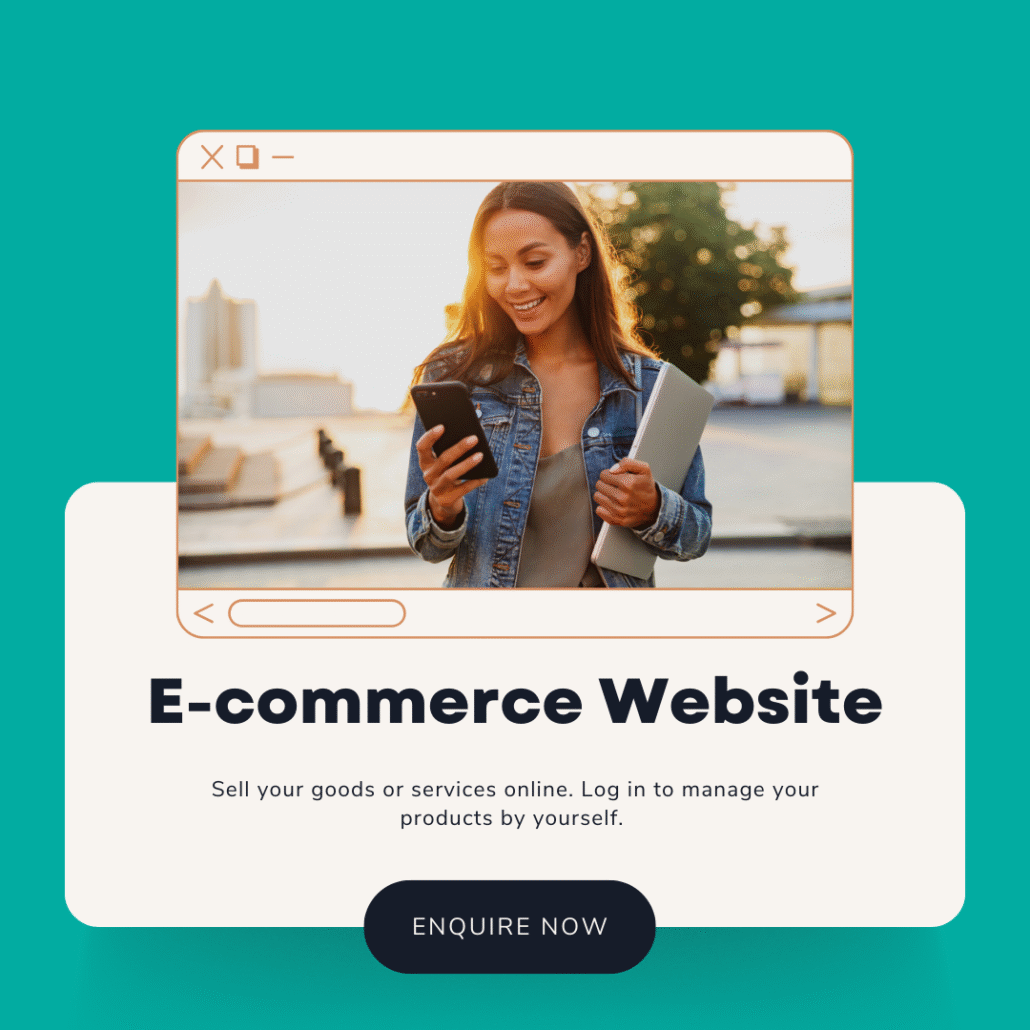 E-commerce website services by a freelance website designer details packages pricing